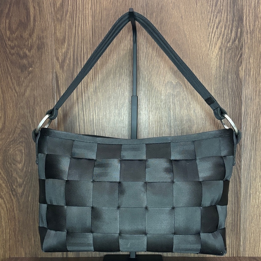 Harveys x Mercedes Benz Black Woven Seatbelt Shoulder Bag Rare Collab - Picture 3 of 16